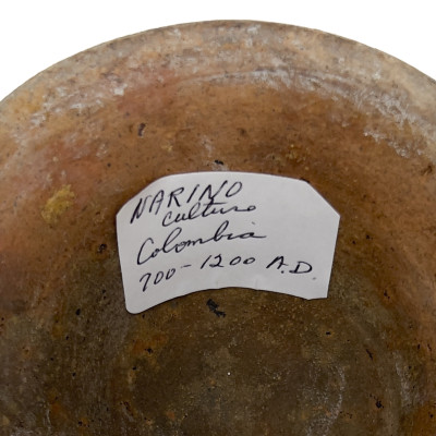 A Pre-Columbian Nariño culture terracotta vessel