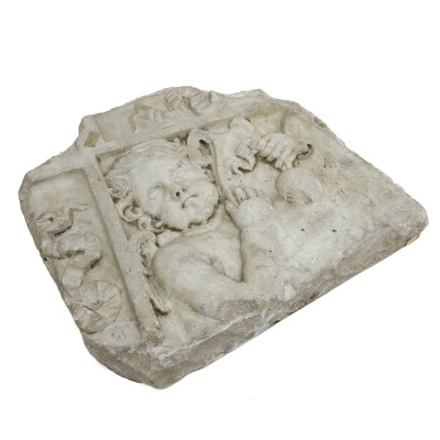 A European Carved Stone Fragment