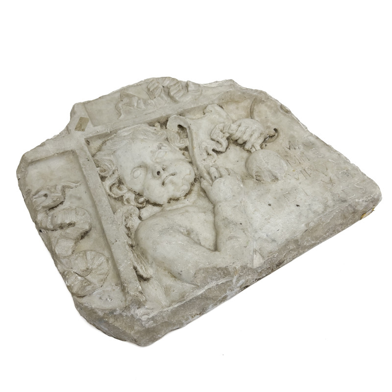 A European Carved Stone Fragment