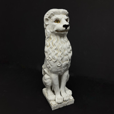 Image for Lot An Italian Mid-Century Modern Seated Lion by Goodfriend