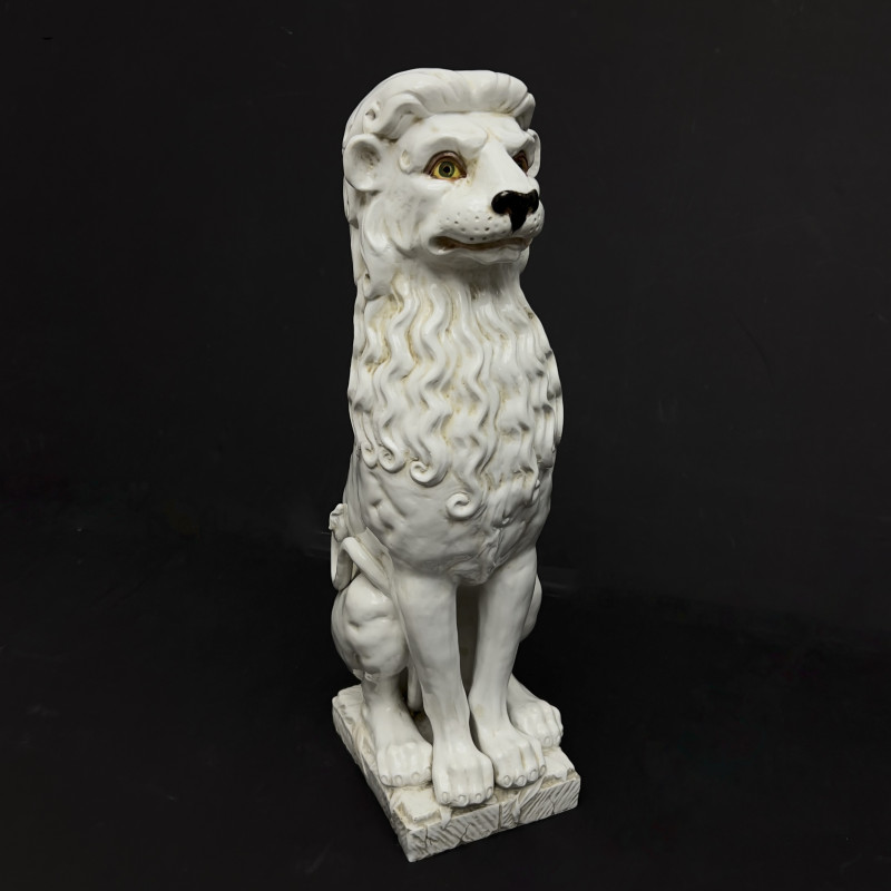 An Italian Mid-Century Modern Seated Lion by Goodfriend