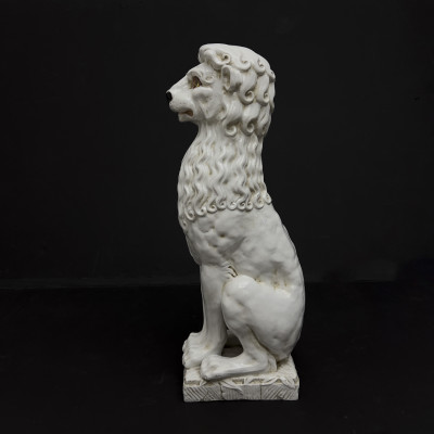 An Italian Mid-Century Modern Seated Lion by Goodfriend