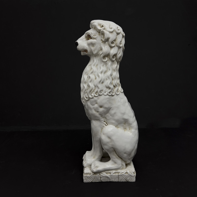 An Italian Mid-Century Modern Seated Lion by Goodfriend