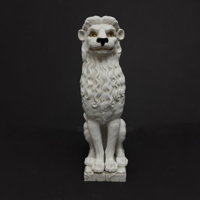 An Italian Mid-Century Modern Seated Lion by Goodfriend