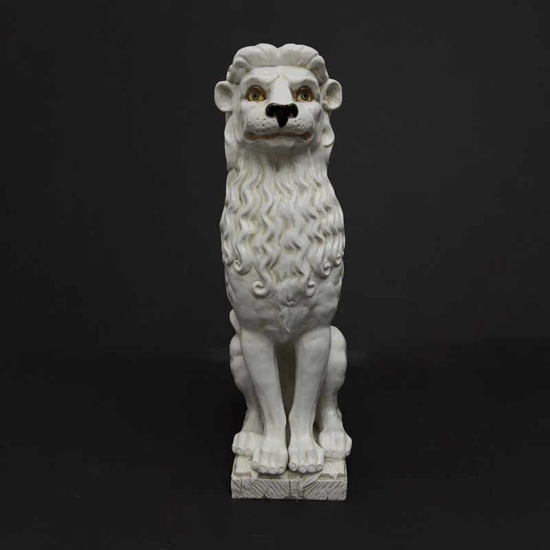 An Italian Mid-Century Modern Seated Lion by Goodfriend