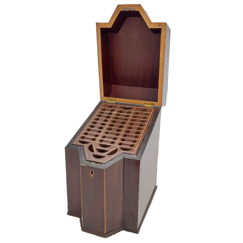 Georgian Style Inlaid Mahogany Knife Box