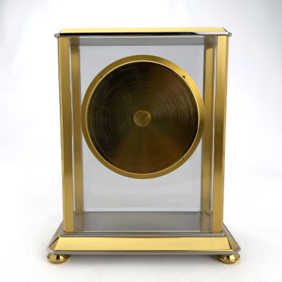 Hour Lavigne - A Brass and Glass Chronometer Desk Clock