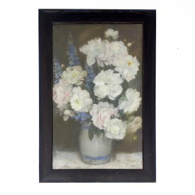 Image for Lot Mary Van Der Veer - Untitled (Still Life with Peonies)