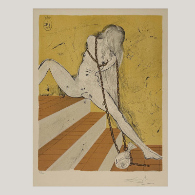 Image for Lot Salvador Dali - "Protect Her From Fortune's Mistakes", from the series The Marquis de Sade