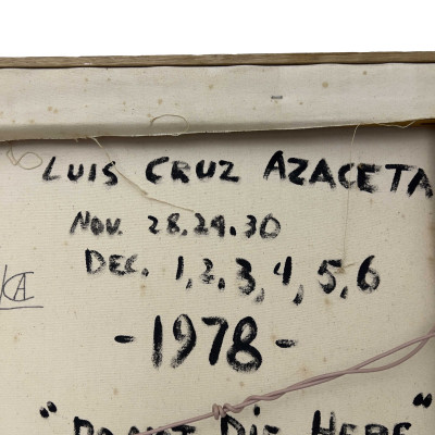 Luis Cruz Azaceta - "Do Not Die" Here From 8am to 6pm Resultados del Tiempo