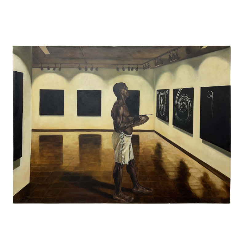 Armando Mariño - Un Negro Decora con Blanco las Pinturas Negras de Ad