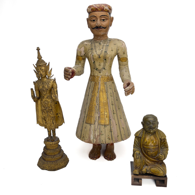 A Group of Three South and Southeast Asian Figures