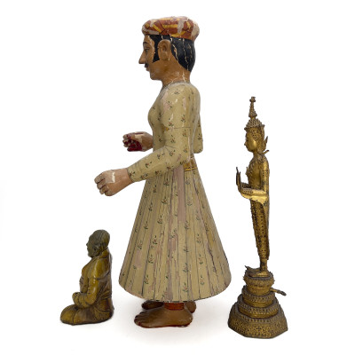 A Group of Three South and Southeast Asian Figures