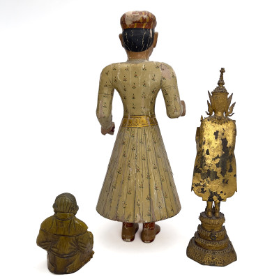 A Group of Three South and Southeast Asian Figures