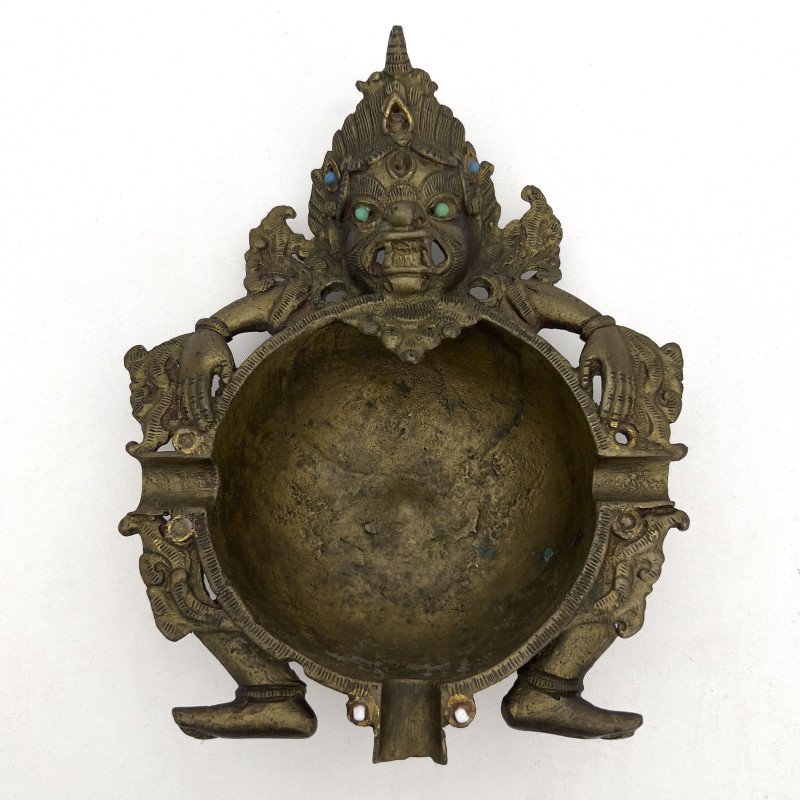 A Collection of Asian Metalwork and Carved Wood Decorative Items