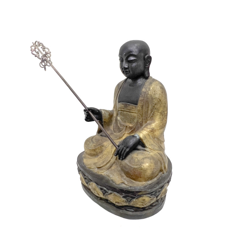 East Asian Parcel Gilt Buddha Statue