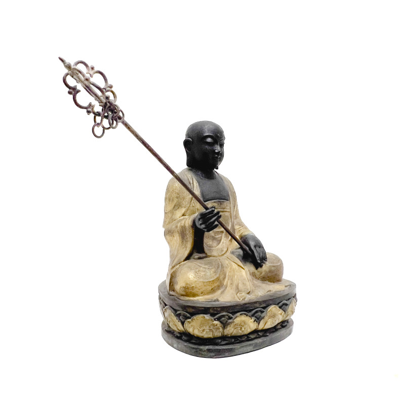 East Asian Parcel Gilt Buddha Statue