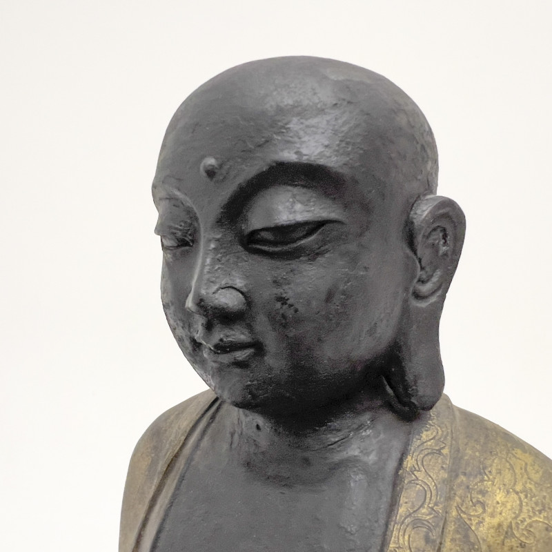 East Asian Parcel Gilt Buddha Statue