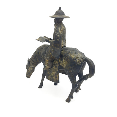 Ethnographic Artifacts, Decorative Metalwork, and a Wood Carving, Southeast and East Asian