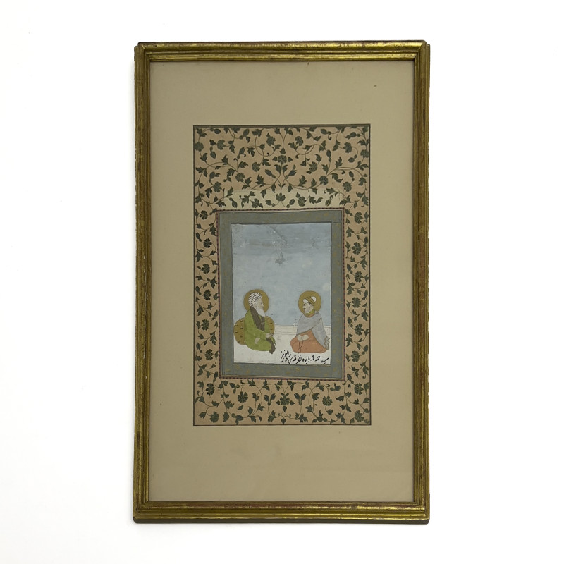 An Indo-Persian Style Illuminated Manuscript Folio