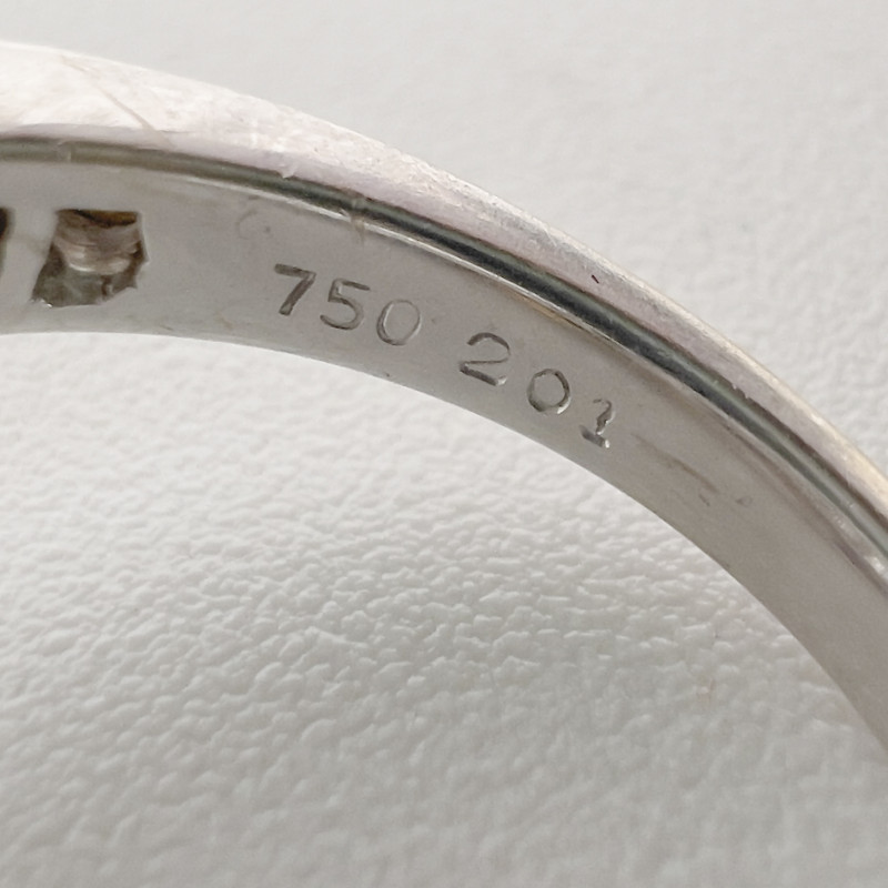 Gregg Ruth - White Gold Diamond Heart Beats Ring
