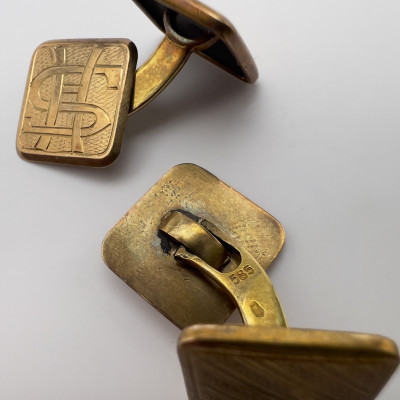 Two Pairs of Gold Cufflinks