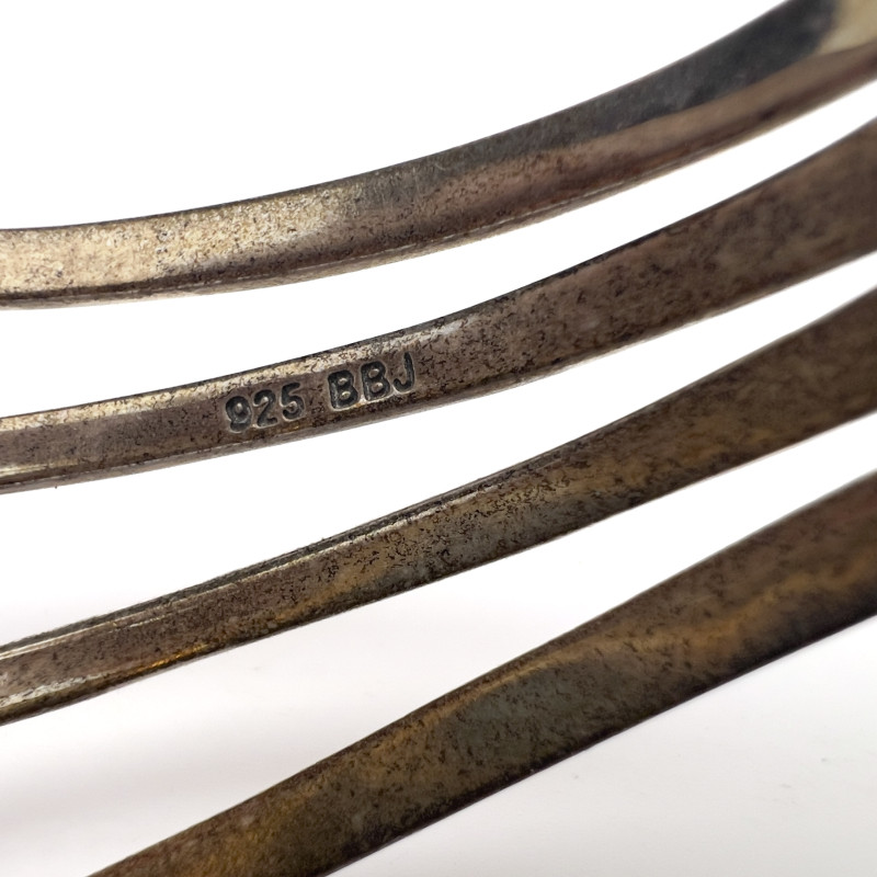 Four-Piece Group of Sterling Silver and Gilt Sterling Jewelry