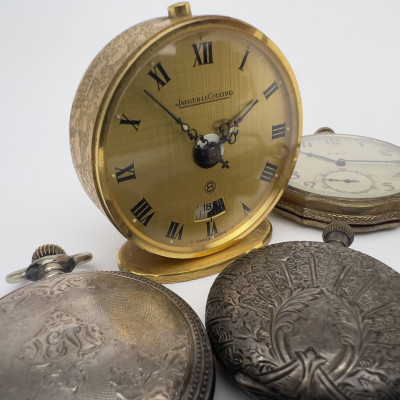 Group of Timepieces and Pocket Watches, Various Makers