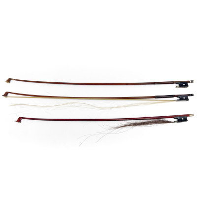 Image for Lot Three Violin Bows, One Stamped F.N. Voirin