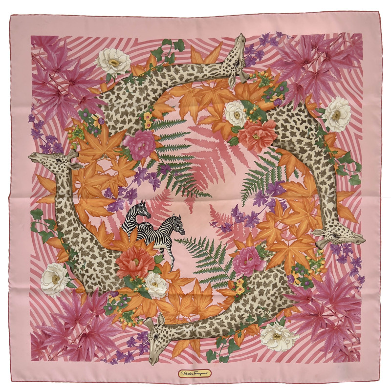 Ferragamo - Three Silk Scarves