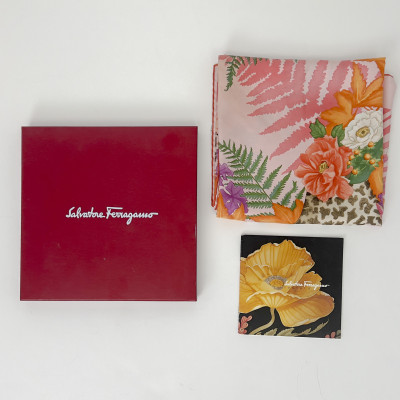 Ferragamo - Three Silk Scarves