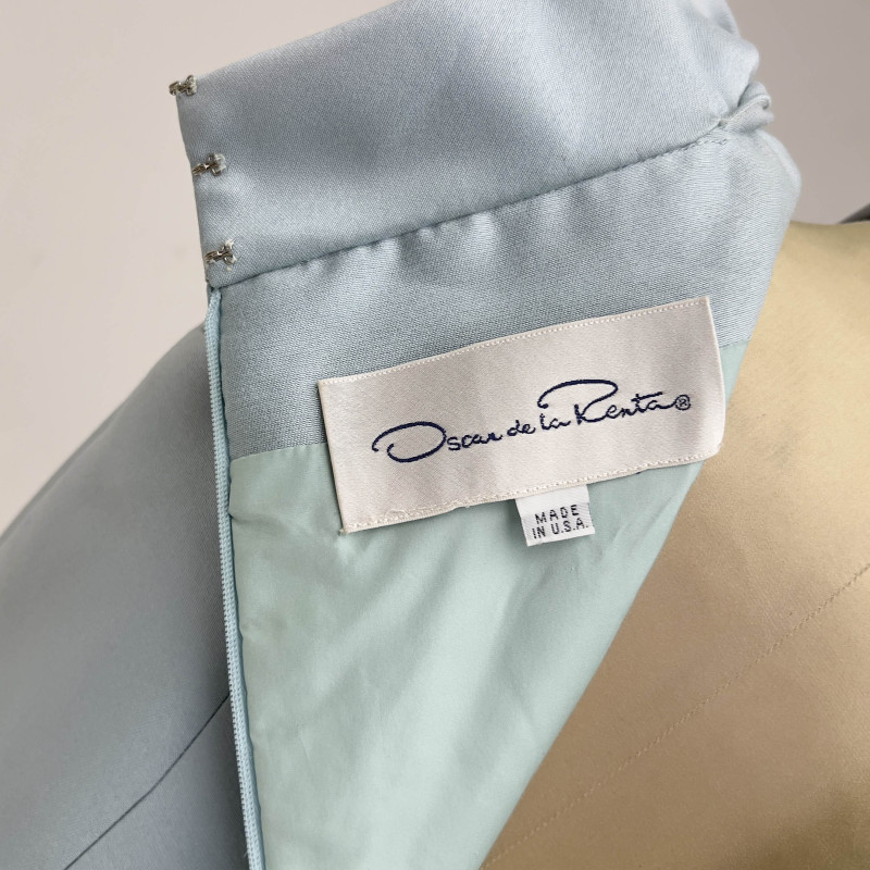 Oscar de la Renta - A Blue Cocktail Dress