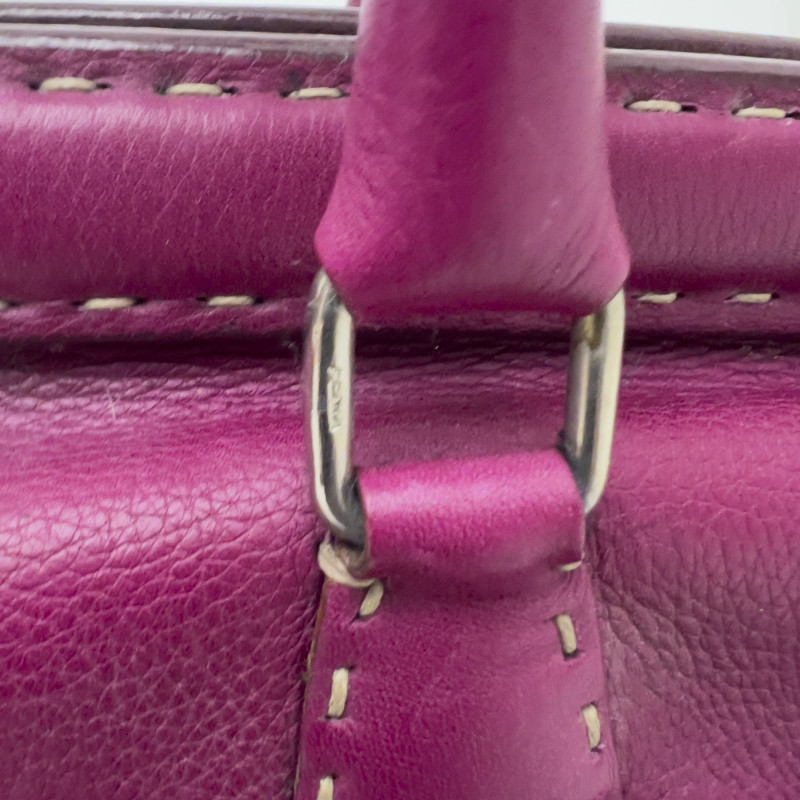 Fendi - Pink Leather Selleria Doctor's Bag