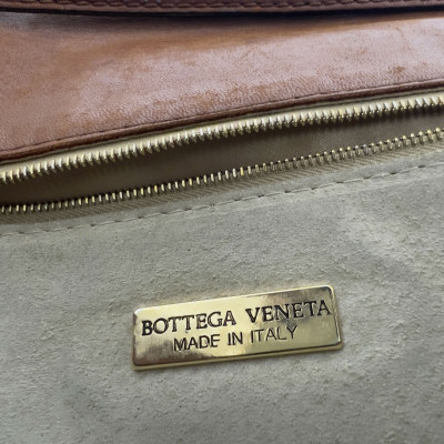 A Bottega Veneta Intrecciato Leather Briefcase