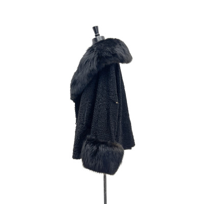 Furs by Diaco Persian Lamb and Fox Fur Jacket