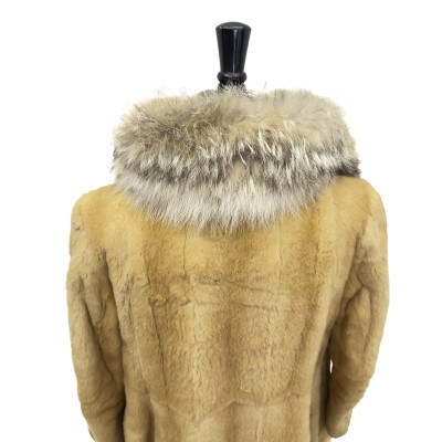 Miss Bergdorf Full-Length Tan Mink Coat