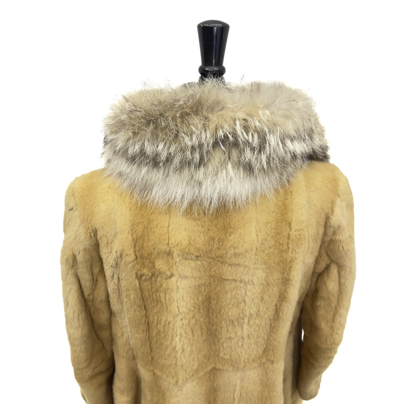 Miss Bergdorf Full-Length Tan Mink Coat