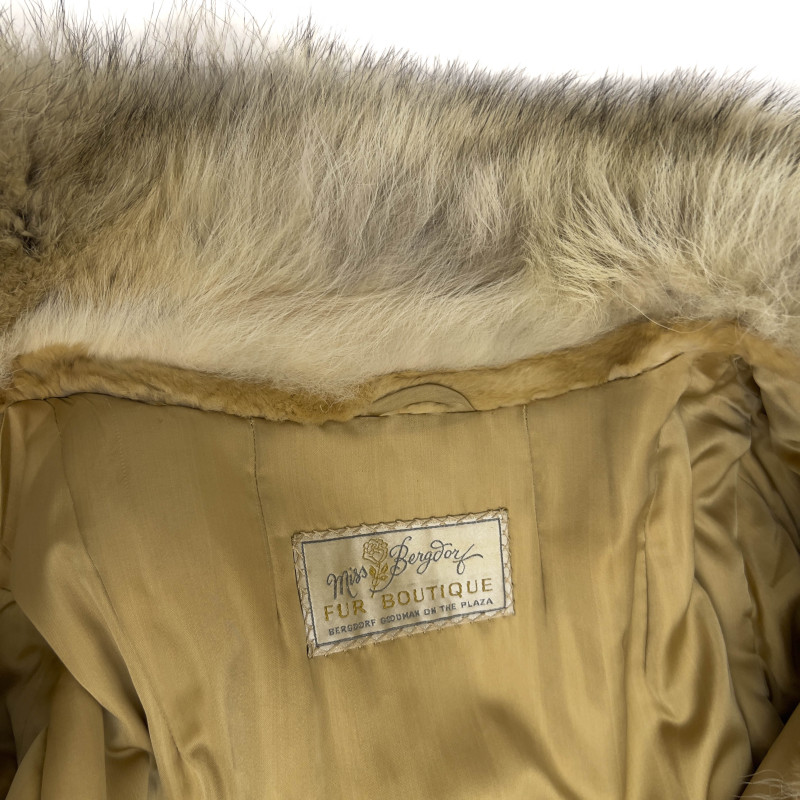 Miss Bergdorf Full-Length Tan Mink Coat