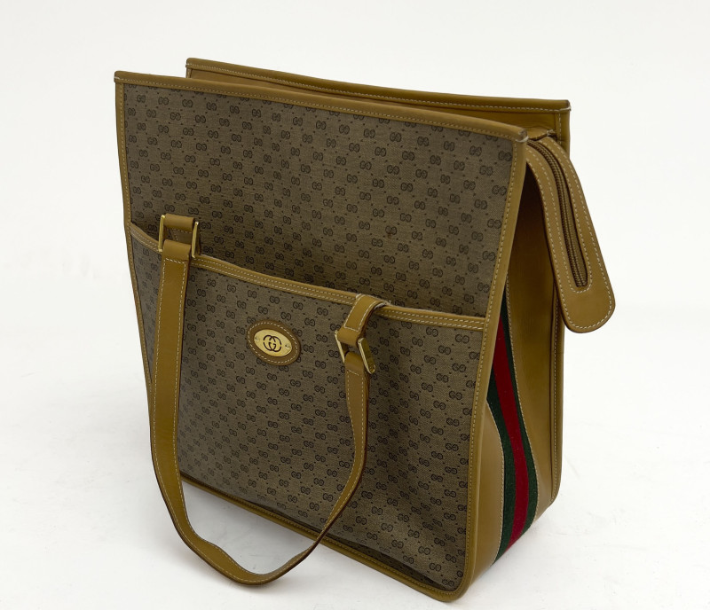 Gucci - A two-piece monogram handbag lot