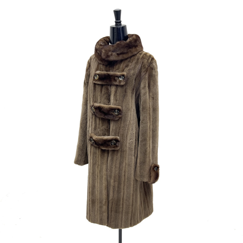 Mohl Fur Co. Let-Out Mink Coat by Bill Blass