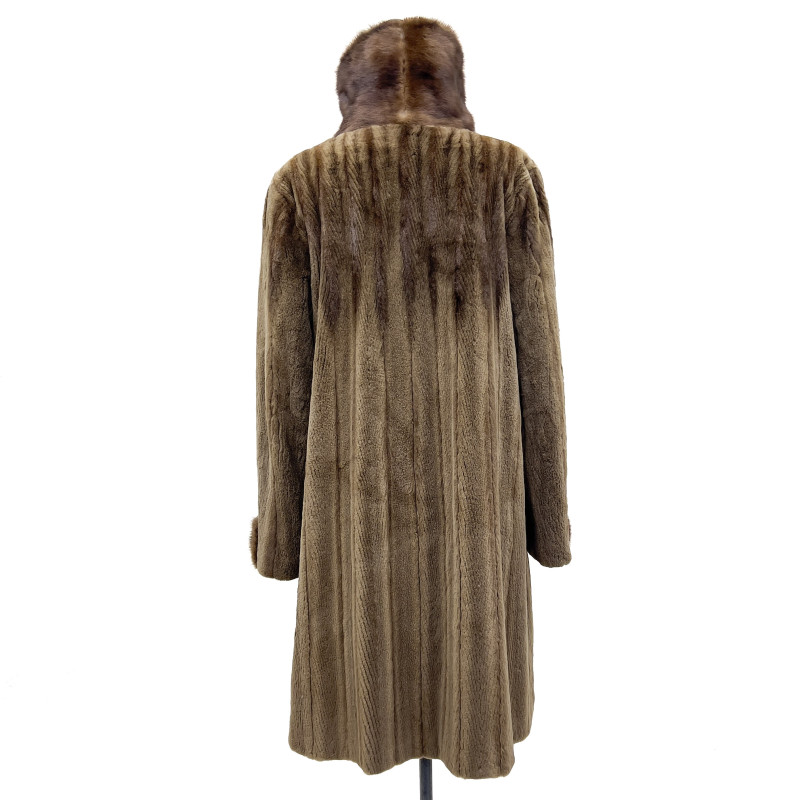 Mohl Fur Co. Let-Out Mink Coat by Bill Blass