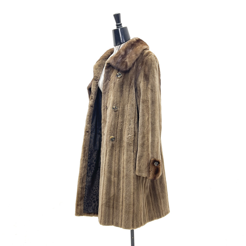 Mohl Fur Co. Let-Out Mink Coat by Bill Blass