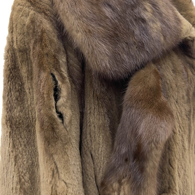 Mohl Fur Co. Let-Out Mink Coat by Bill Blass