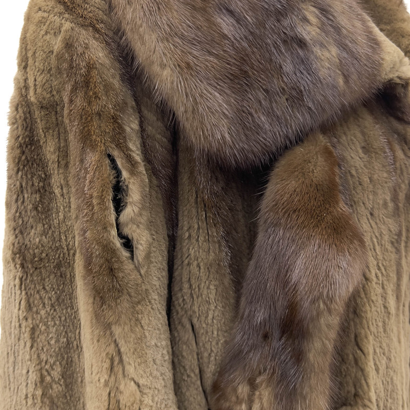 Mohl Fur Co. Let-Out Mink Coat by Bill Blass