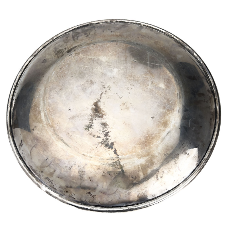 Baldwin &amp; Miller - Sterling Silver Faux Bamboo Edge Salver