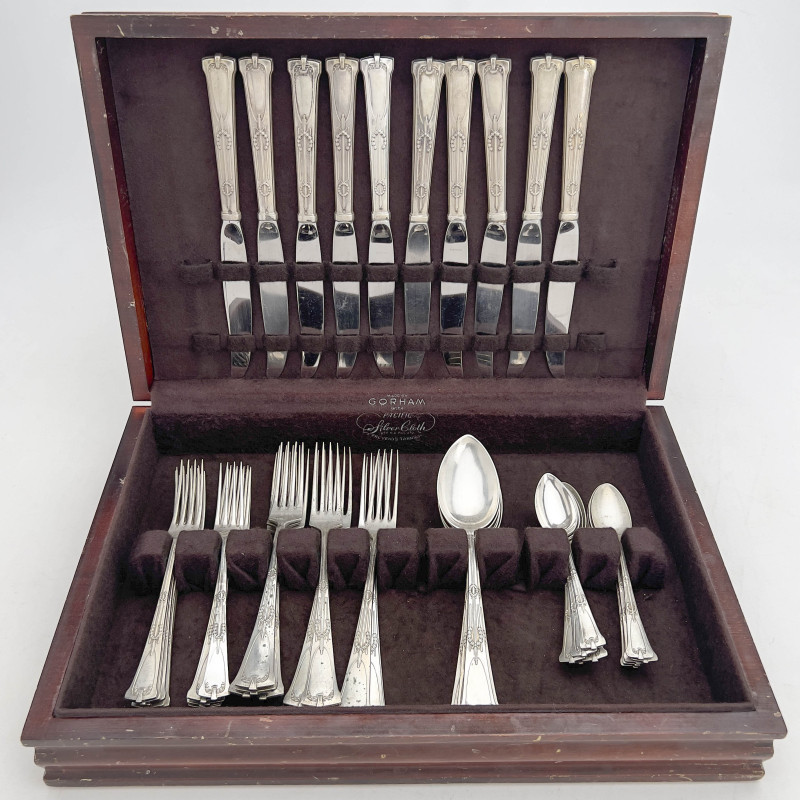 Partial French Sterling Silver Flatware Set
