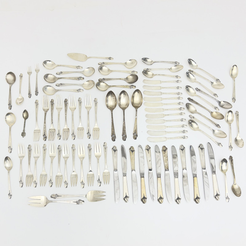 Frank W. Smith - Woodlily Sterling Silver Flatware Service