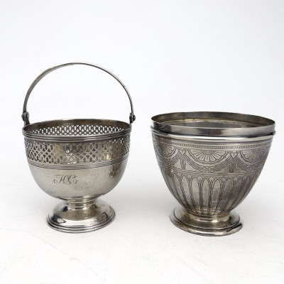 Image for Lot Tiffany & Co. - Two silver condiment servers