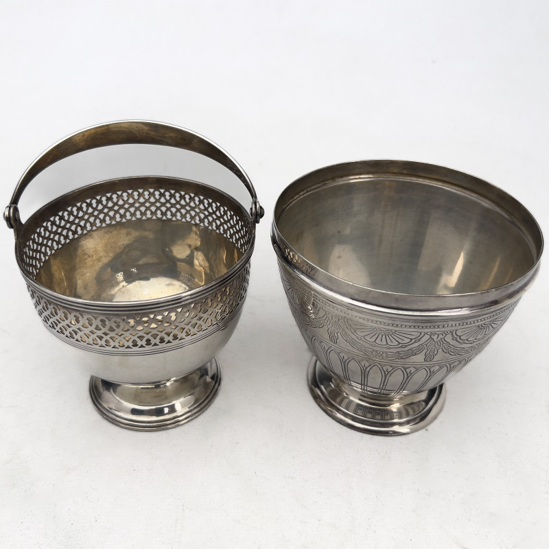 Tiffany &amp; Co. - Two silver condiment servers