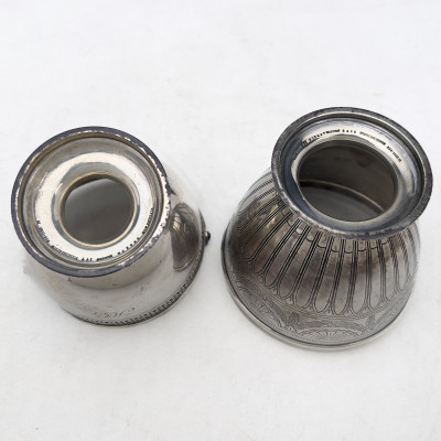 Tiffany &amp; Co. - Two silver condiment servers